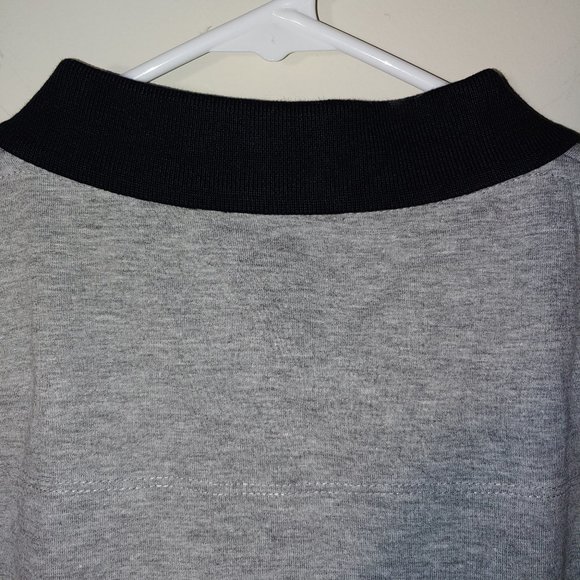 French Connection polo with contrast panel and collar in black and gray size XL - Picture 7 of 10